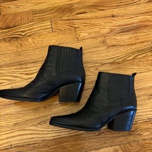 Sam Edelman western style booties (3 inch height) size 11